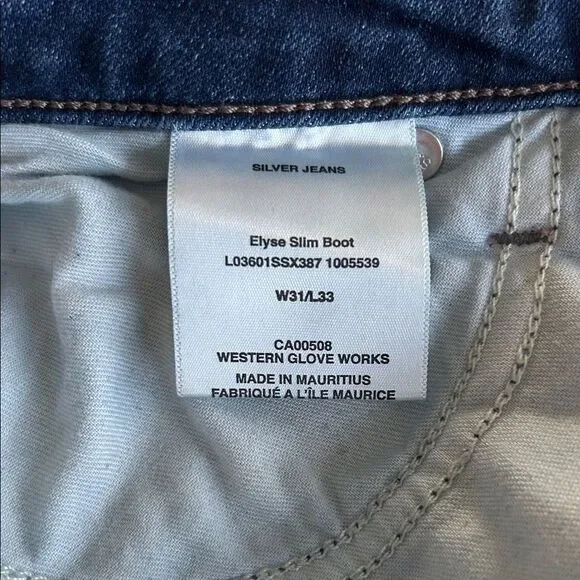 Silver Jeans Elyse Slim Boot EUC 31 - Picture 10 of 11
